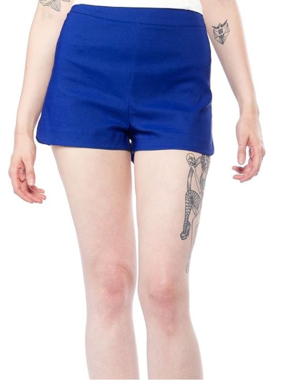 Sourpuss - Sweetie Pie Shorts in Blue